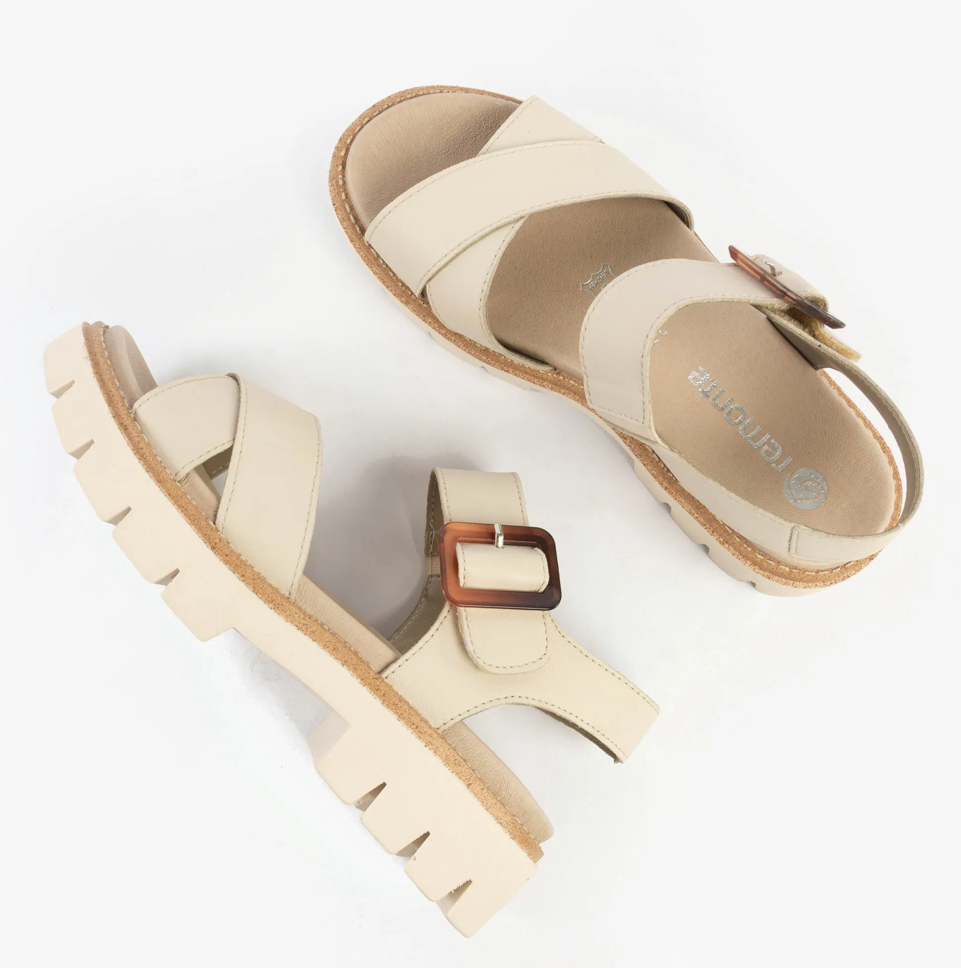 D7950-60 Womens Sandals Beige