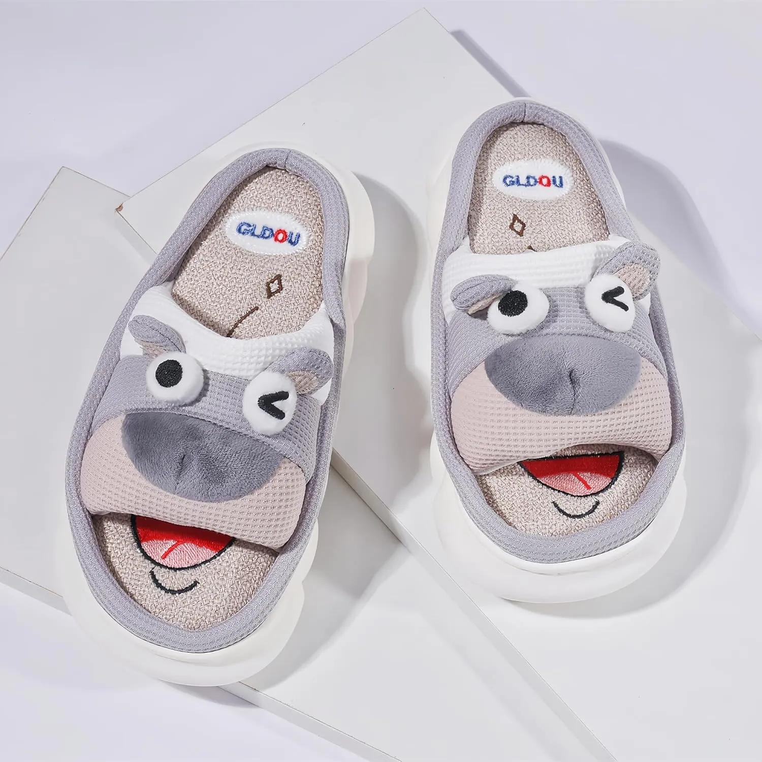 DCLTD Womens & Men's Shark Slides - Super Soft Cloud Slippers