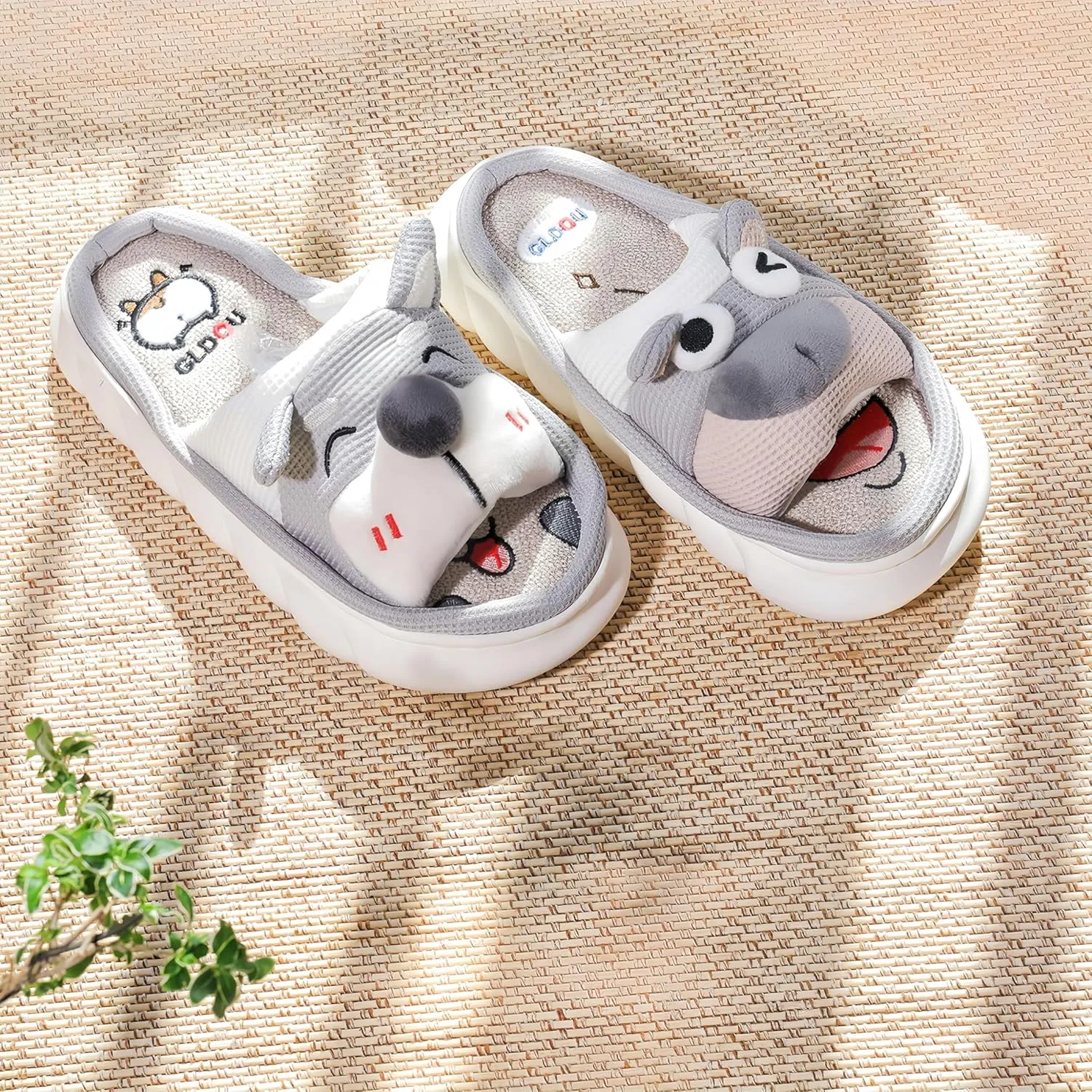 DCLTD Womens & Men's Shark Slides - Super Soft Cloud Slippers