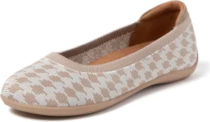 Dearfoams Women's Misty Fashion Casual Slip on - Ballet Flat with Breathability, Comfort, and Arch Support