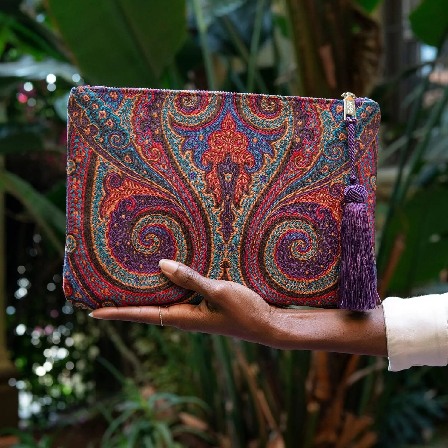 Designer Women’s Bohemian & Fashion Clutch Purse - Multiple Slots Money, Cards, Smartphone - Ultra Slim