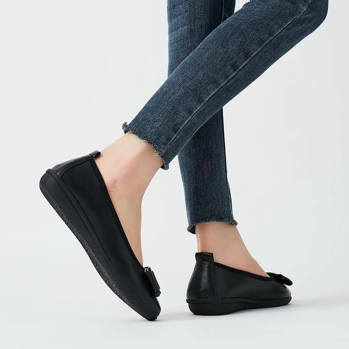 DeYashopin Women's Flats Shoes Non-Slip Ballet Shoes for Dressy Occasions,Walking and Driving Lightweight & Flexible for Comfort