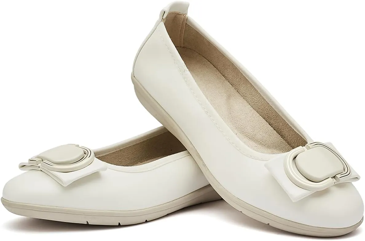 DeYashopin Women's Flats Shoes Non-Slip Ballet Shoes for Dressy Occasions,Walking and Driving Lightweight & Flexible for Comfort