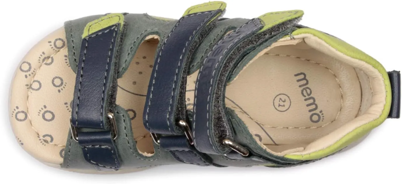 Diego First Walking Orthopedic Ankle Support Natural Leather Sandal