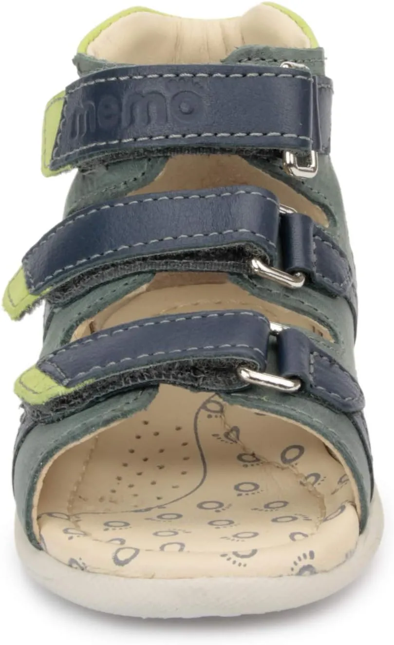 Diego First Walking Orthopedic Ankle Support Natural Leather Sandal