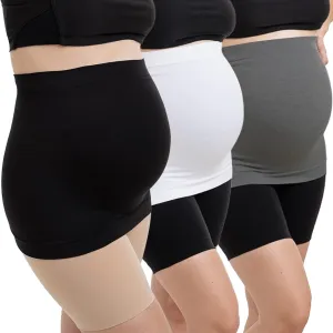 DIRAVO Womens Maternity Belly Band for Pregnancy Non-slip Silicone Stretch Pregnancy Support Belly Belt Bands…