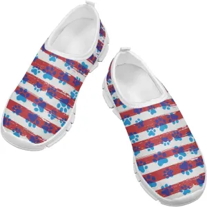 Doojoayie Novelty Girls Slip On Sneakers Soft Flexible Running Shoes Unisex Kid