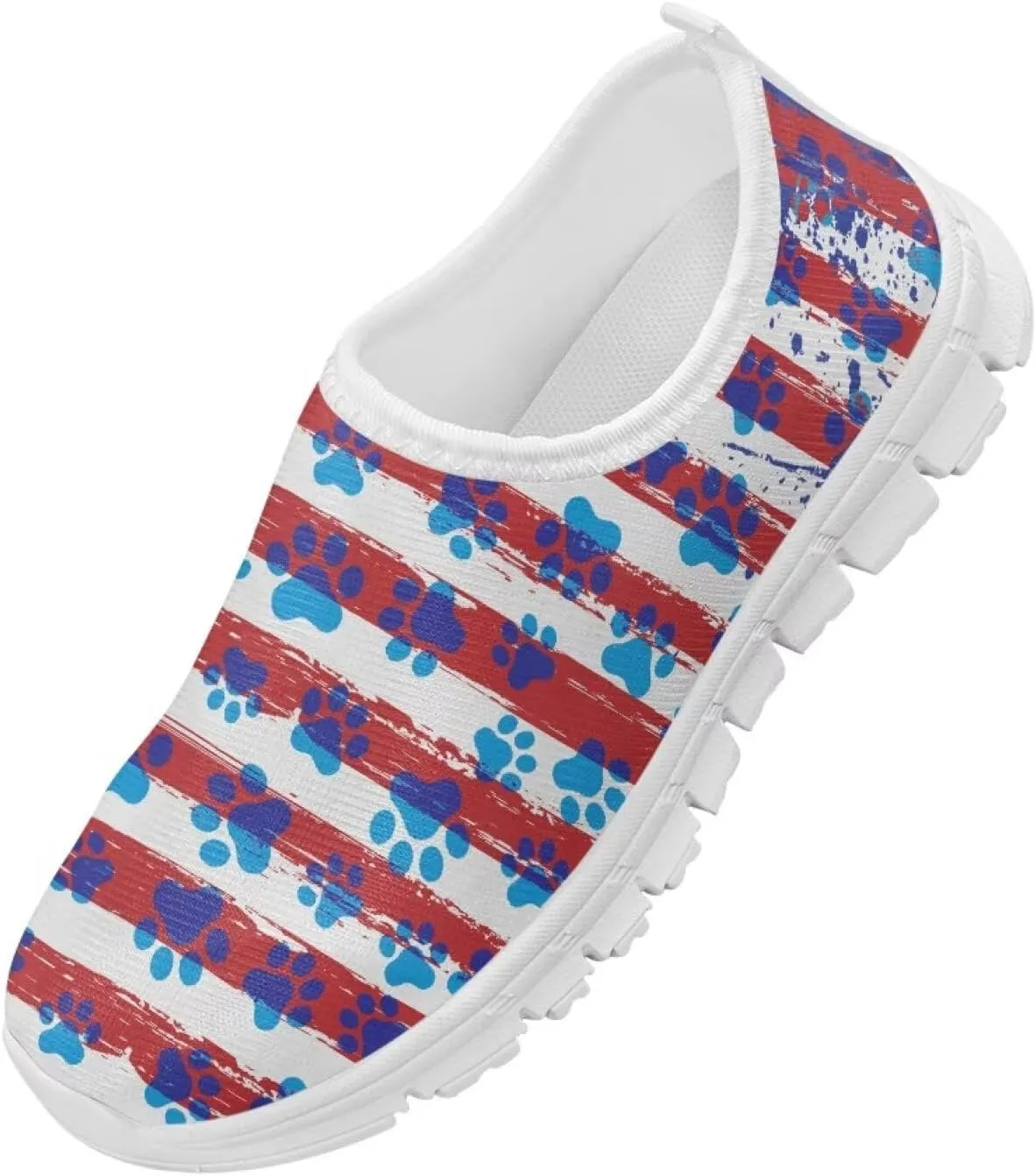 Doojoayie Novelty Girls Slip On Sneakers Soft Flexible Running Shoes Unisex Kid