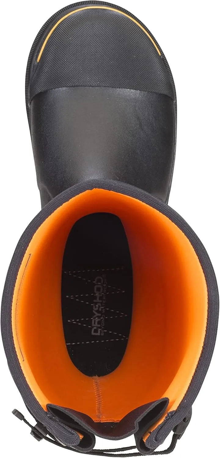 Dryshod Mens Slip Resistant Steel-Toe Gusset Work Safety Shoes Casual - Black