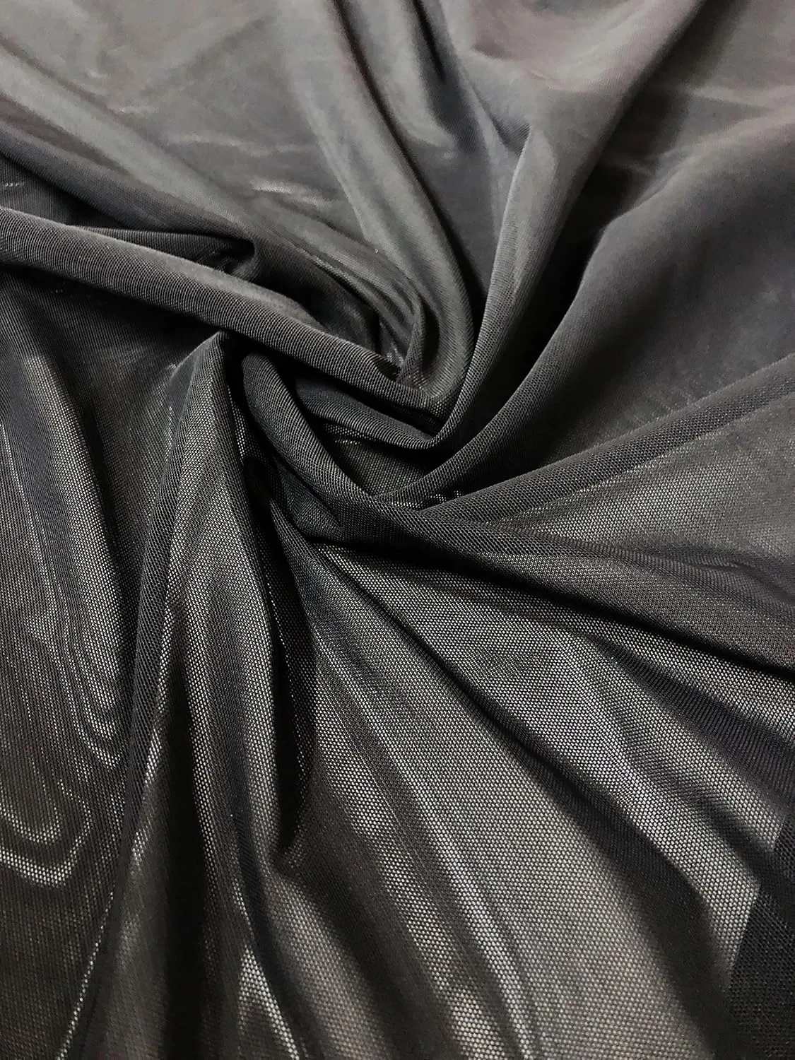 Dura Power Mesh on Nylon Spandex 4 Way Stretch w/High Compression Fabric (Black)