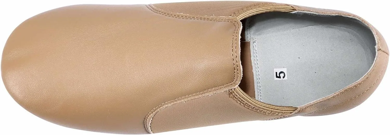 Dynadans Leather Upper Slip-on Jazz Shoe for Girls and Boys (Big Kid/Little Kid/Toddler)