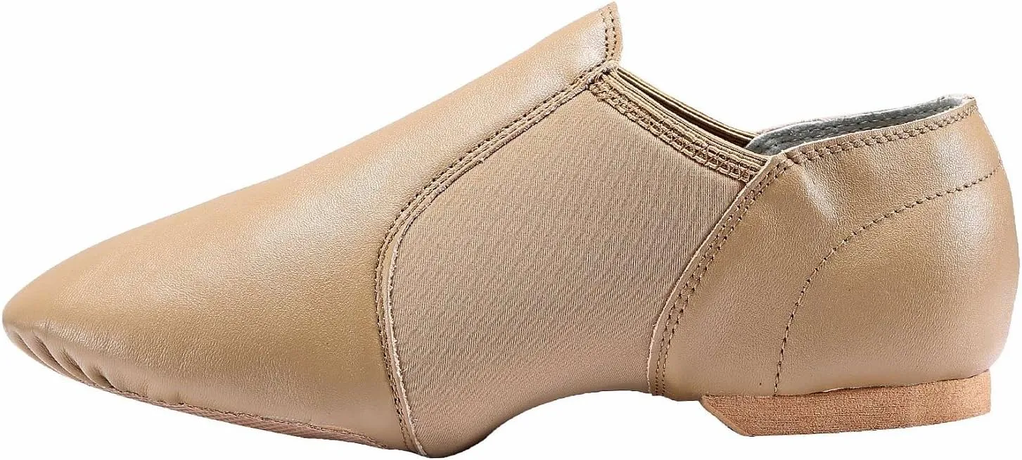 Dynadans Leather Upper Slip-on Jazz Shoe for Girls and Boys (Big Kid/Little Kid/Toddler)