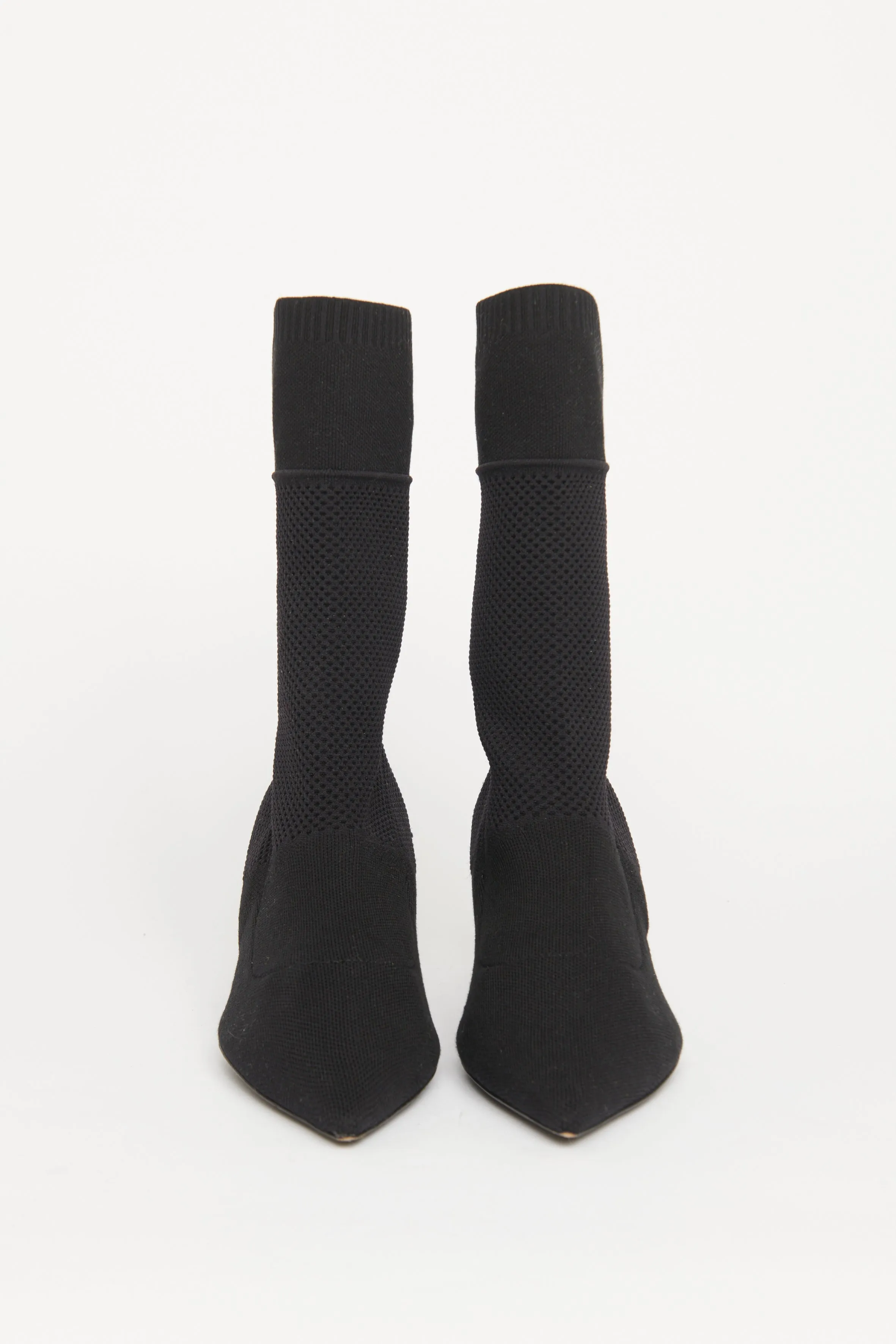 Ebony Slip On Preowned Sock Boots
