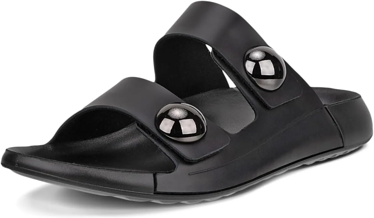 ECCO Women's Cozmo Two Band Button Slide Sandal
