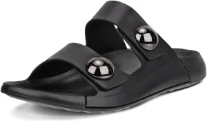 ECCO Women's Cozmo Two Band Button Slide Sandal