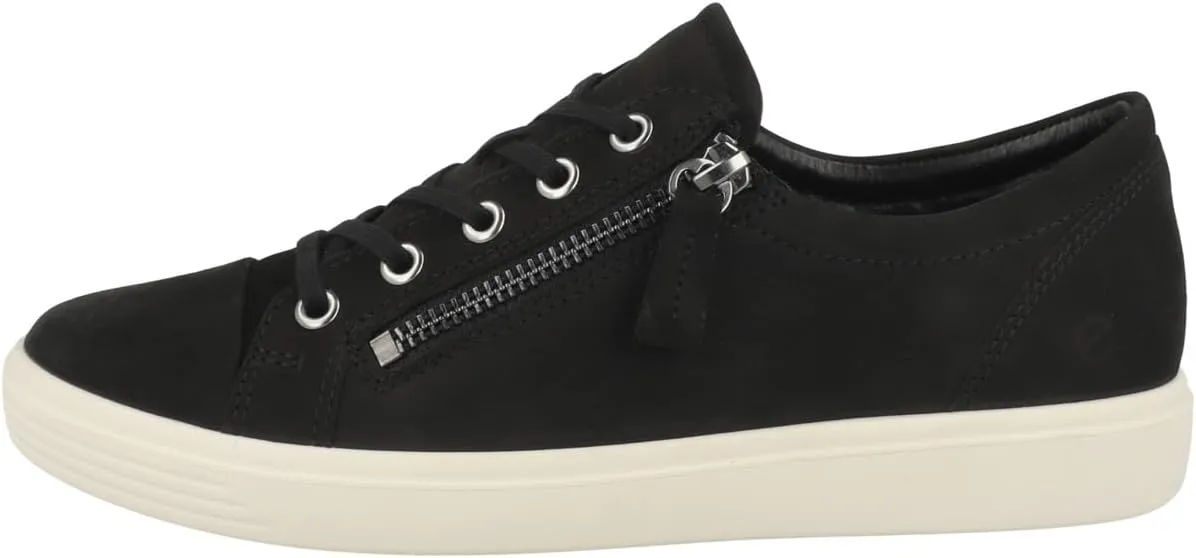 ECCO Women's Soft Classic Lace Side Zip Sneaker