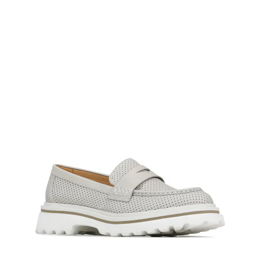 Eos Sumiya Perforated Loafer Pebble