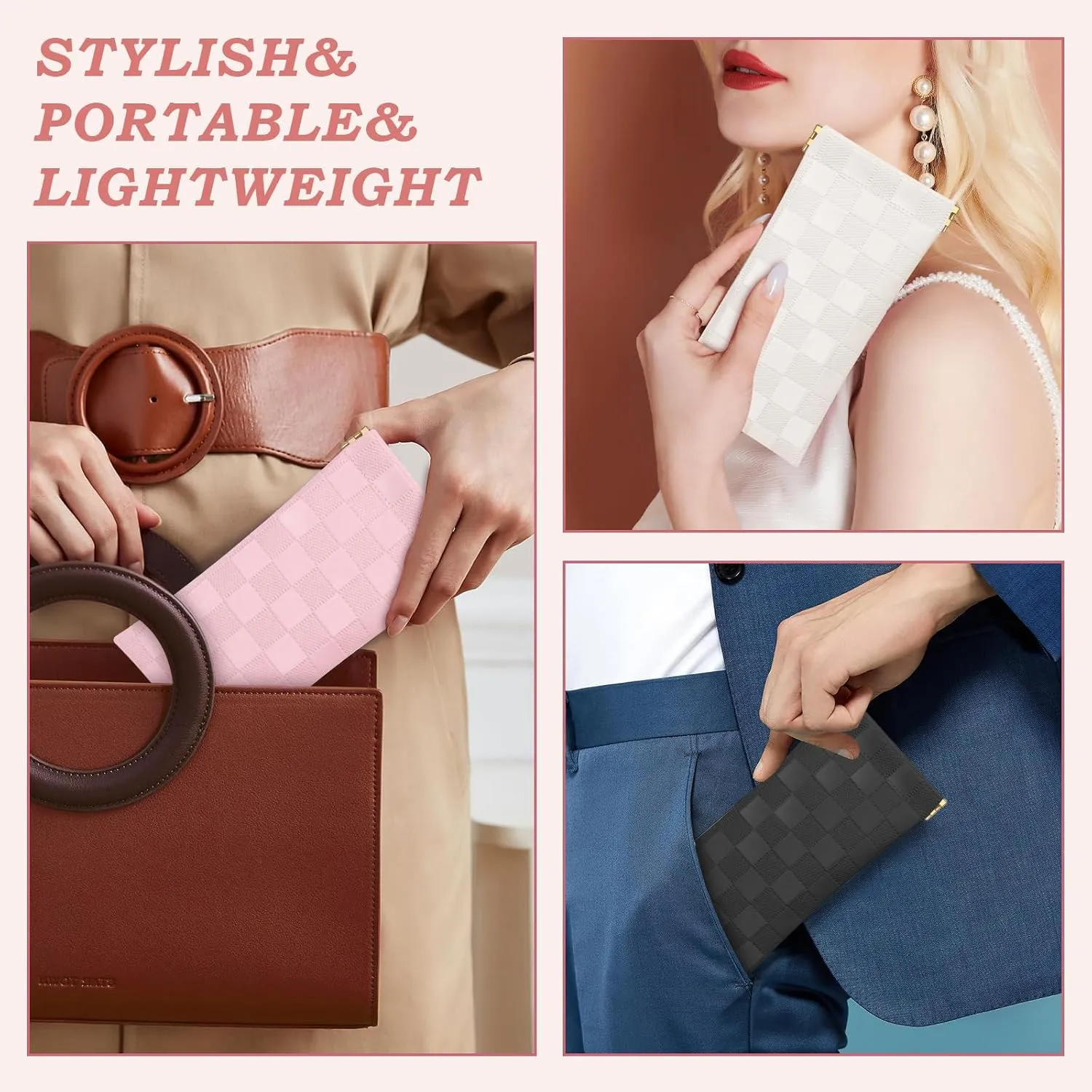 eyeglasses bag Soft Glasses bag, Portable Squeeze Top Sunglasses Case Travel for Women Girls