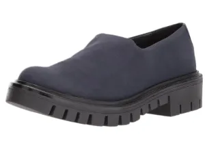 Fabric All-inclusive selection Trendy Glove Fitting Loafer Stretch Karen Comfortable Consistent quality Navy Shellys London