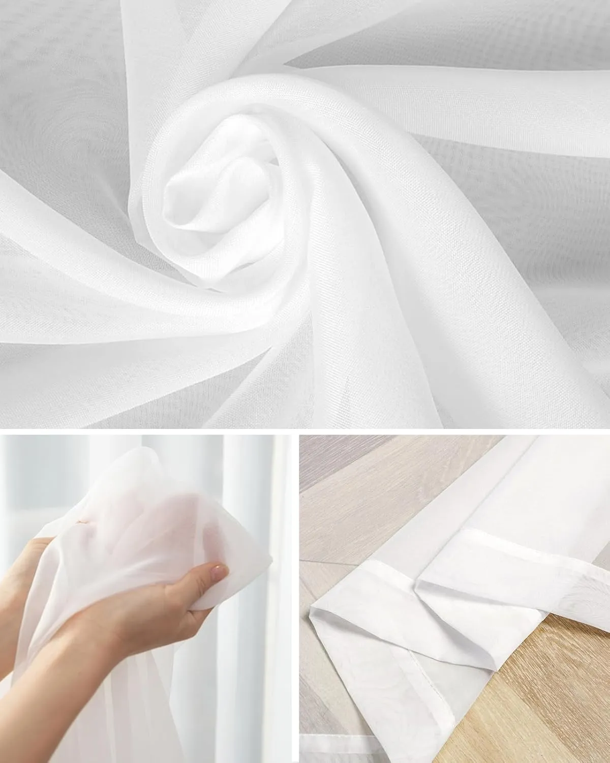 Father's Day Sheer Curtains 84 Inches Length, Hat Beard Bow Tie Blue Short Rod Pocket Light Filter Sheer Panels Privacy Semi Window Treatment Drapes for Kitchen Bedroom 2pcs, Each 52" W x 84" L