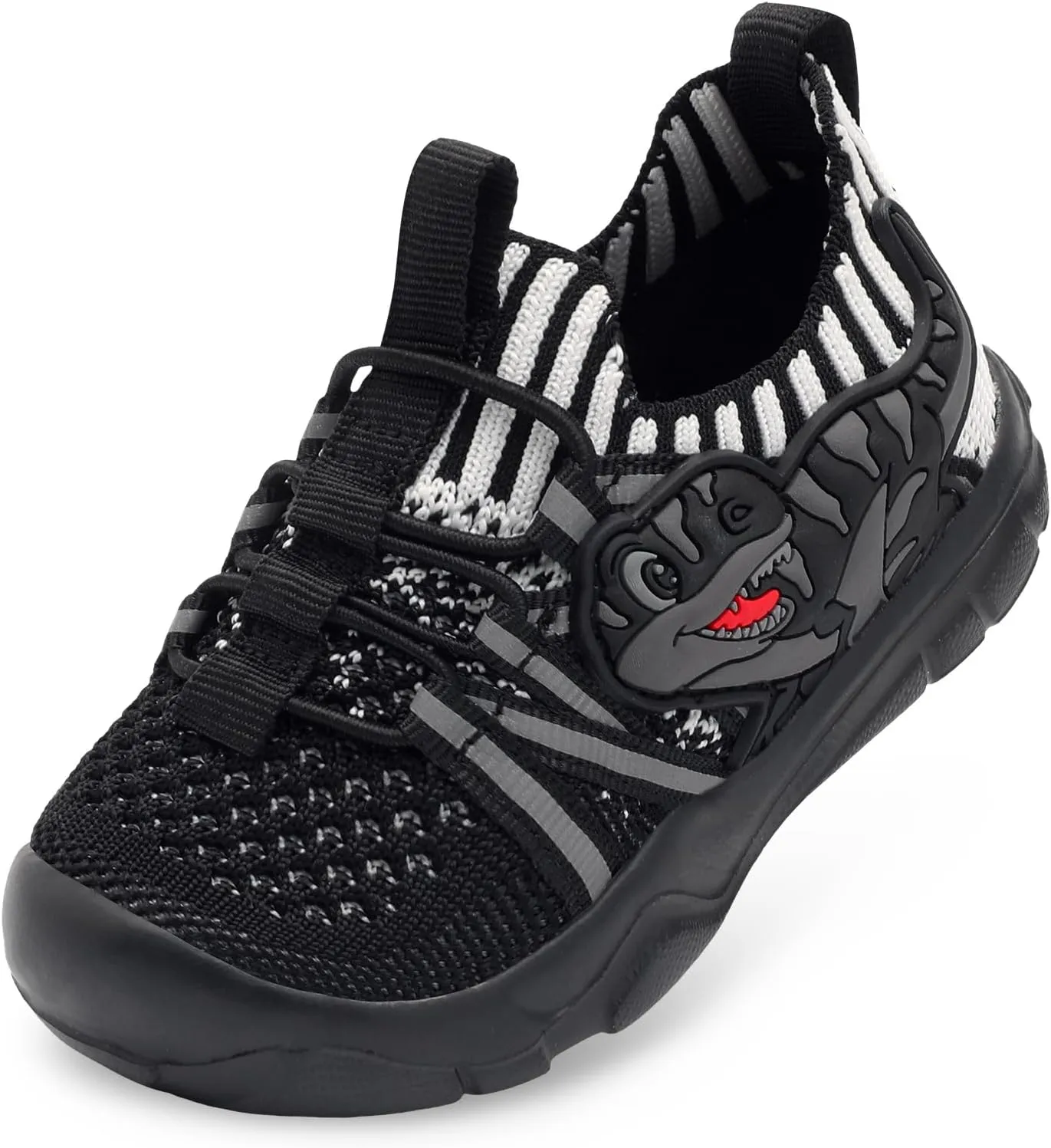 FEETCITY Toddler Shoes Boys Girls Walking Shoes Toddler Slip On Shoes Wide Kids Tennis Shoes Lightweight Toddler Dinosaur Shoes Baby Sneakers