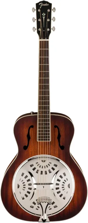 Fender PR-180E Resonator, with 2-Year Warranty Aged Cognac Burst