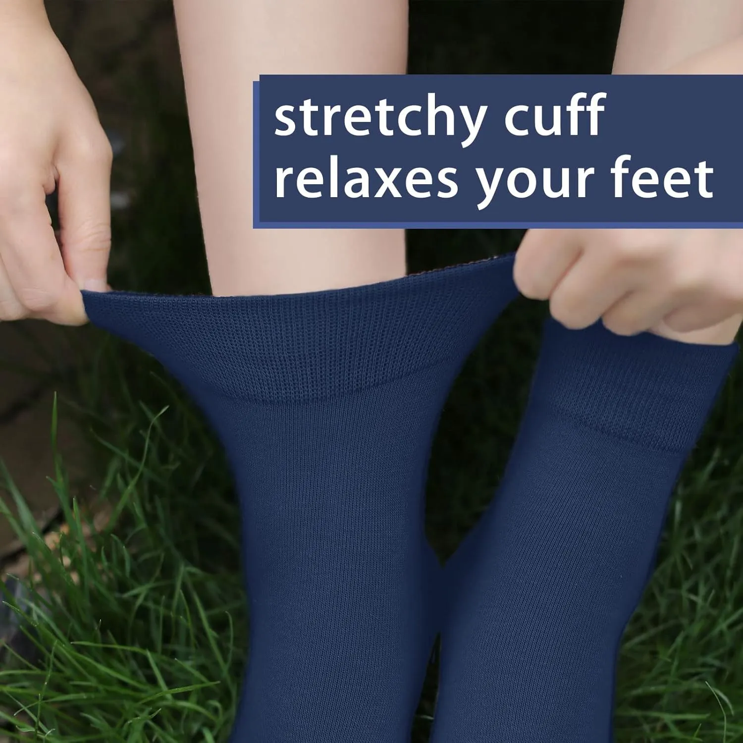 FGZ Women Thin Cotton Socks, Soft Cotton Bootie Socks Women Above Ankle Crew Socks 5-10 Pairs