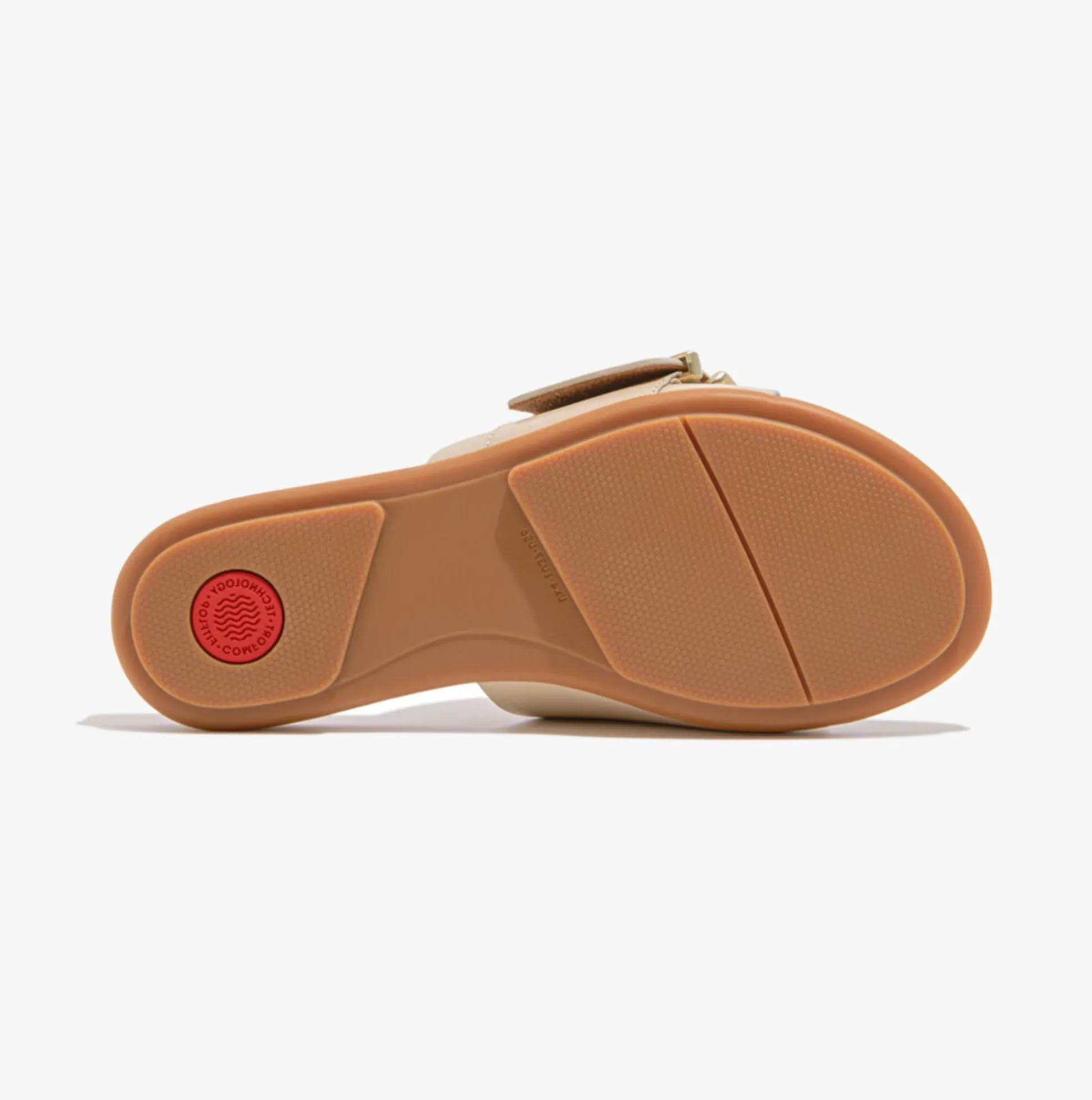 FitFlop GRACIE MAXI-BUCKLE Womens Slides Stone Beige
