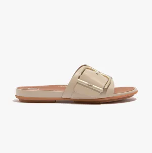 FitFlop GRACIE MAXI-BUCKLE Womens Slides Stone Beige