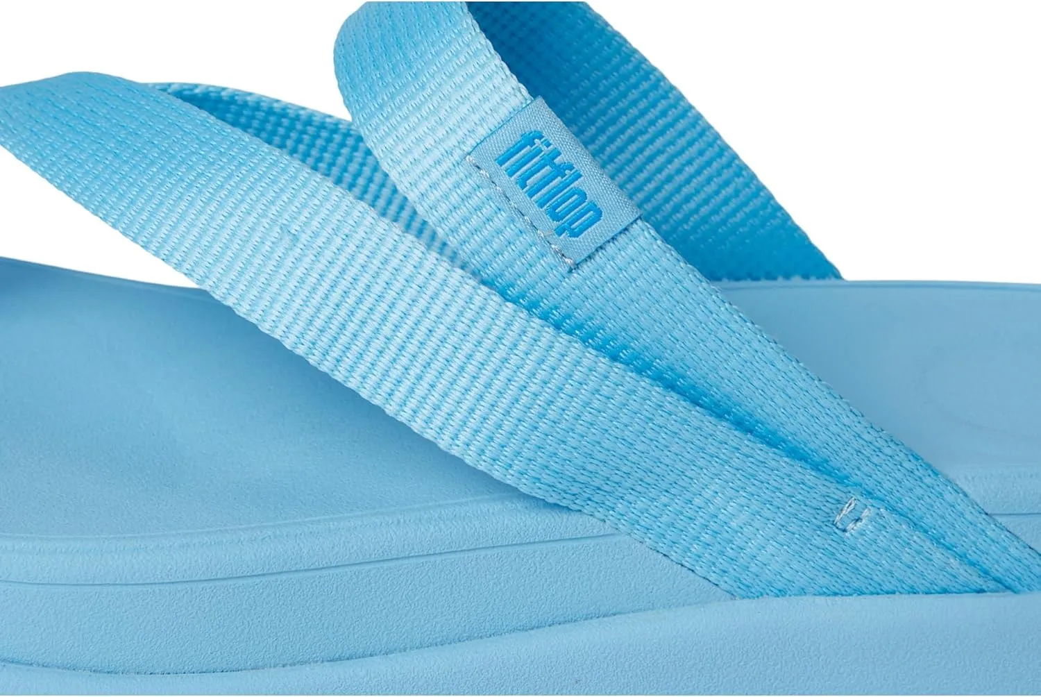 FitFlop Women's F-Mode Go Webbing Flatform Sling Toe-Post Sandals Wedge