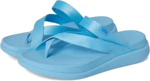 FitFlop Women's F-Mode Go Webbing Flatform Sling Toe-Post Sandals Wedge