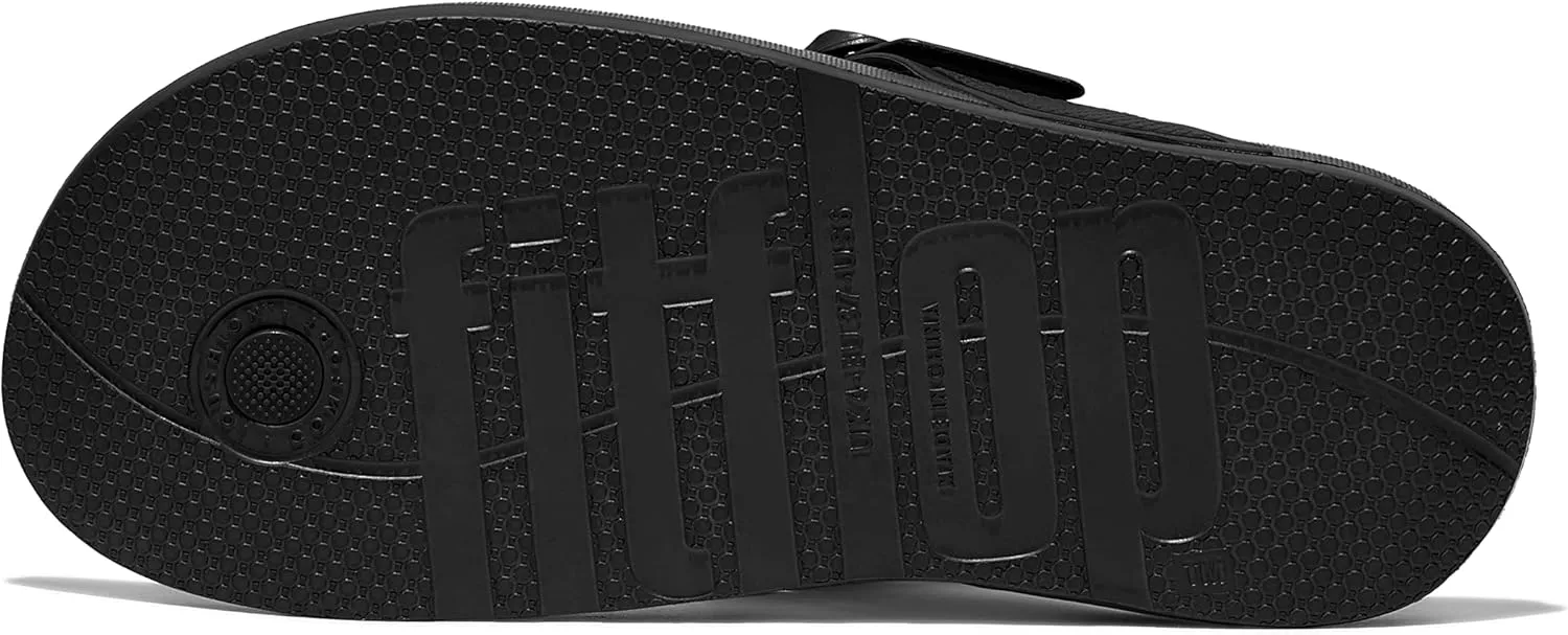 FitFlop Women's Iqushion Iridescent Adjustable Buckle Flip-Flops Wedge Sandal