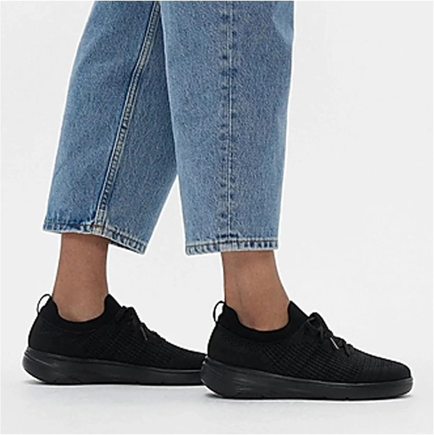 FitFlop Women's Super-q Knit Slip-on Laced Sneakers