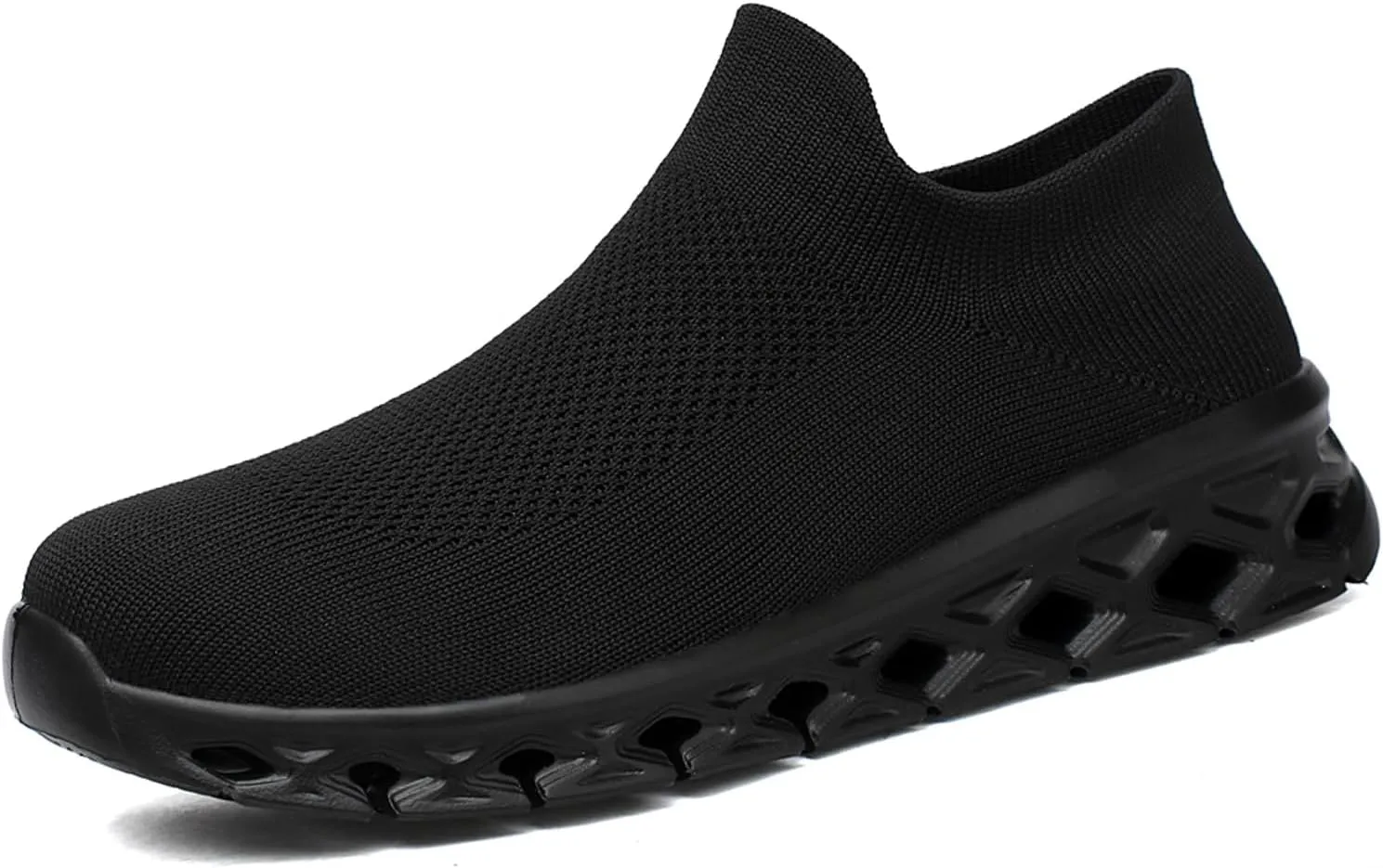 FLARUT Women's Walking Shoes Cushioning Loafer Sneakers Slip on Lightweight Mesh Sock Shoes