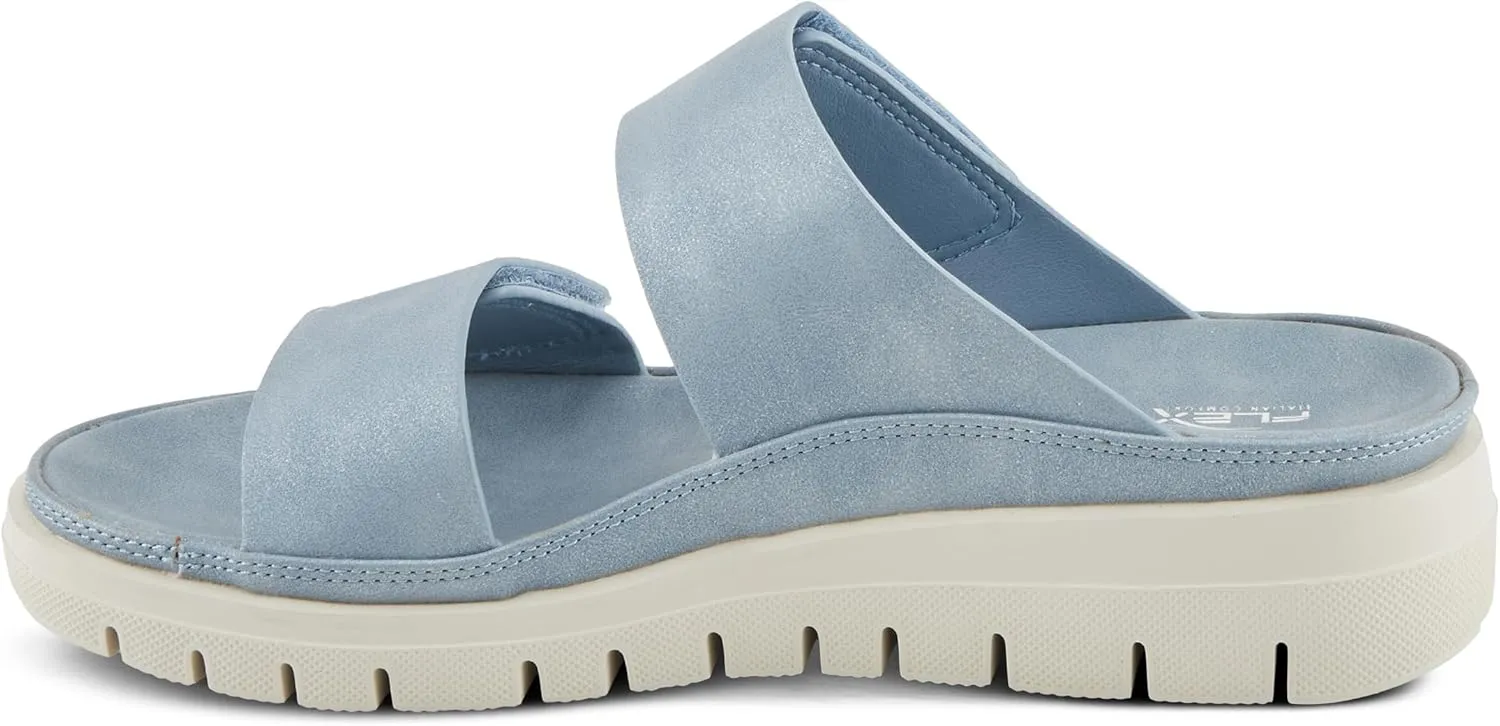 Flexus Women's BUTTONY Slide Wedge Sandal