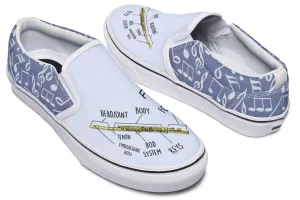 Flute Diagram Slip-On Shoes