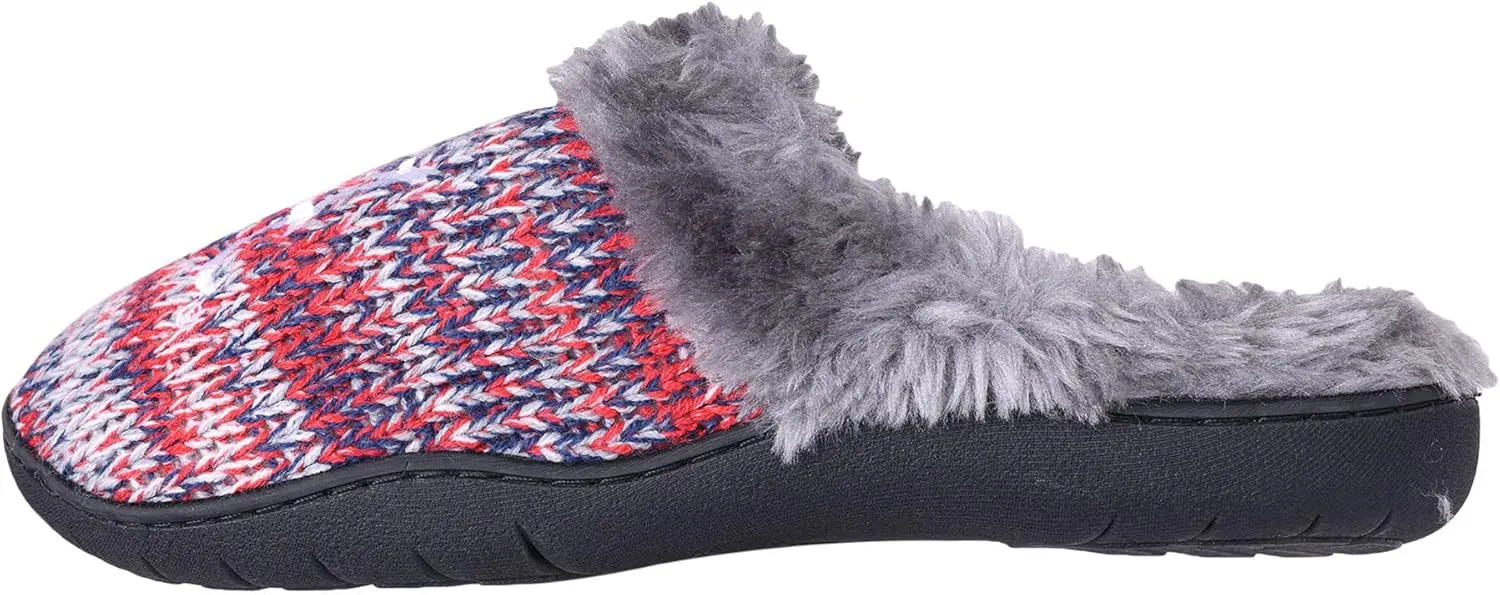 FOCO Womens NHL Team Logo Peak Slide Slippers