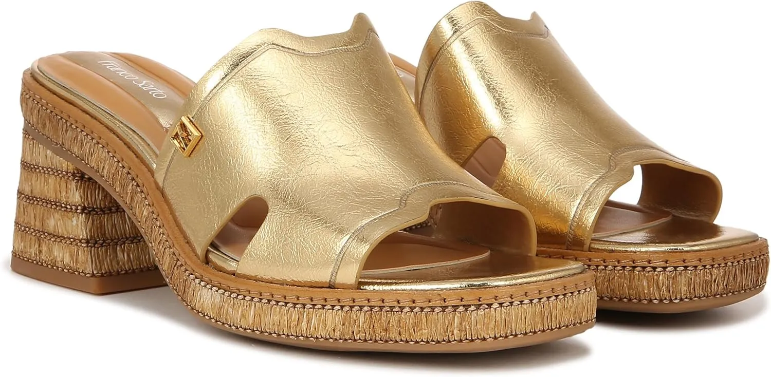 Franco Sarto Women's Florence Fashion Slide Heeled Sandals