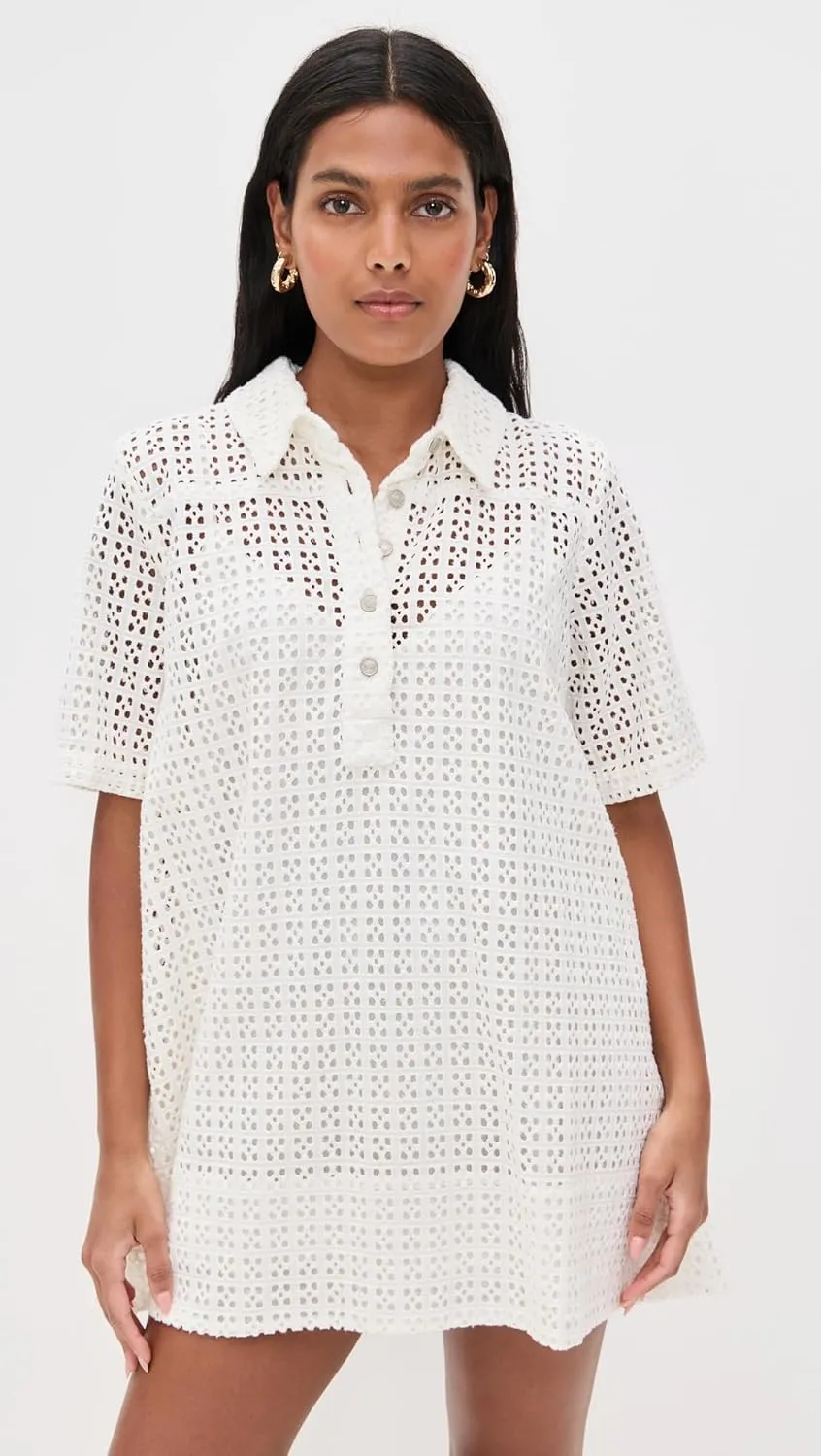 Free People Women's Remino Eyelet Mini Dress