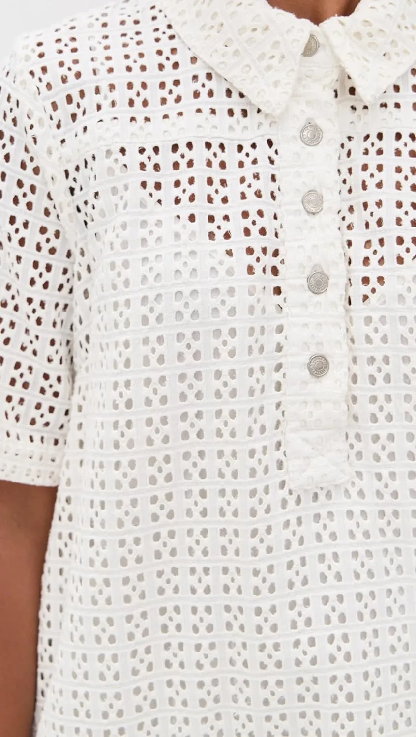 Free People Women's Remino Eyelet Mini Dress