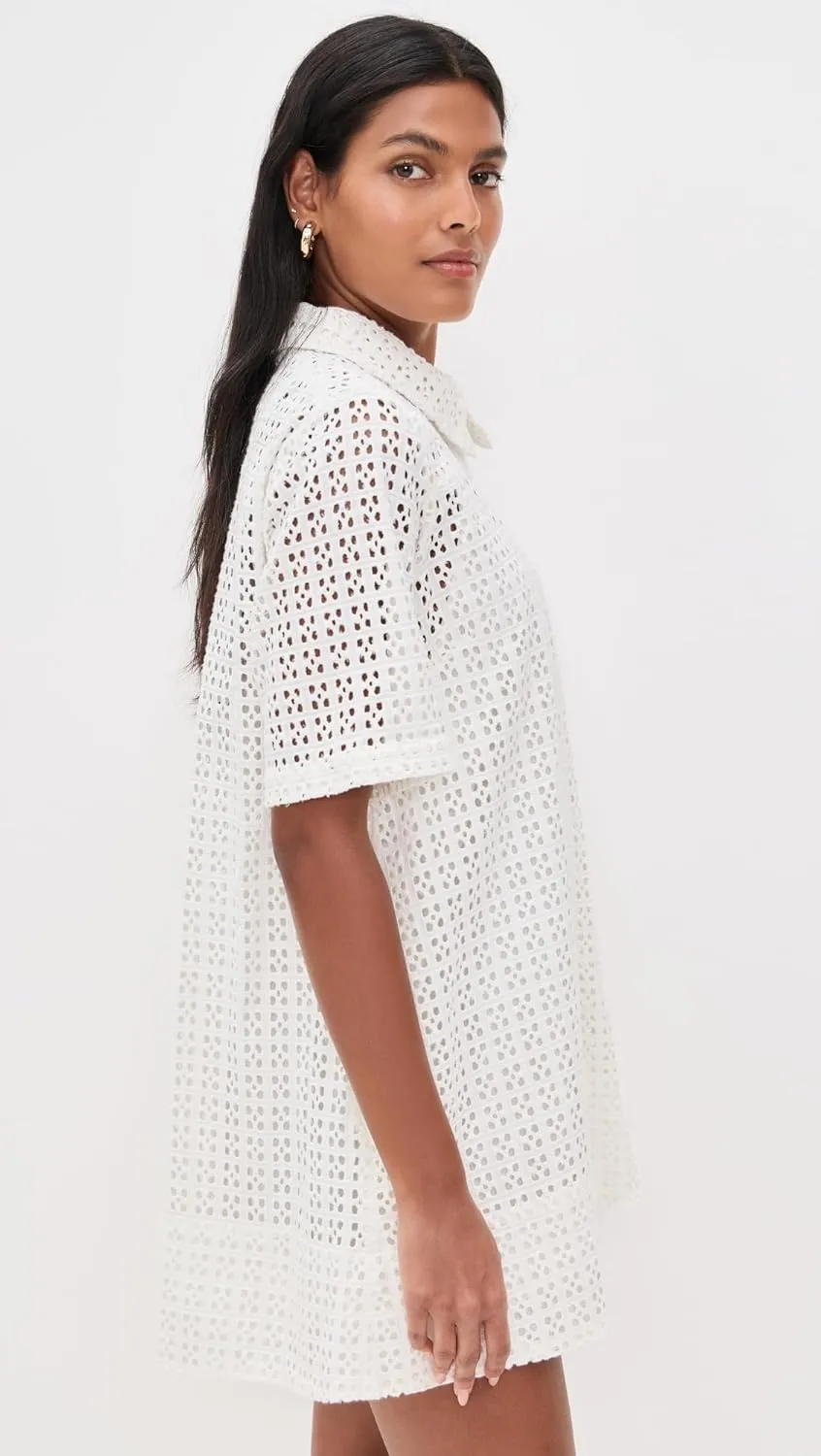 Free People Women's Remino Eyelet Mini Dress