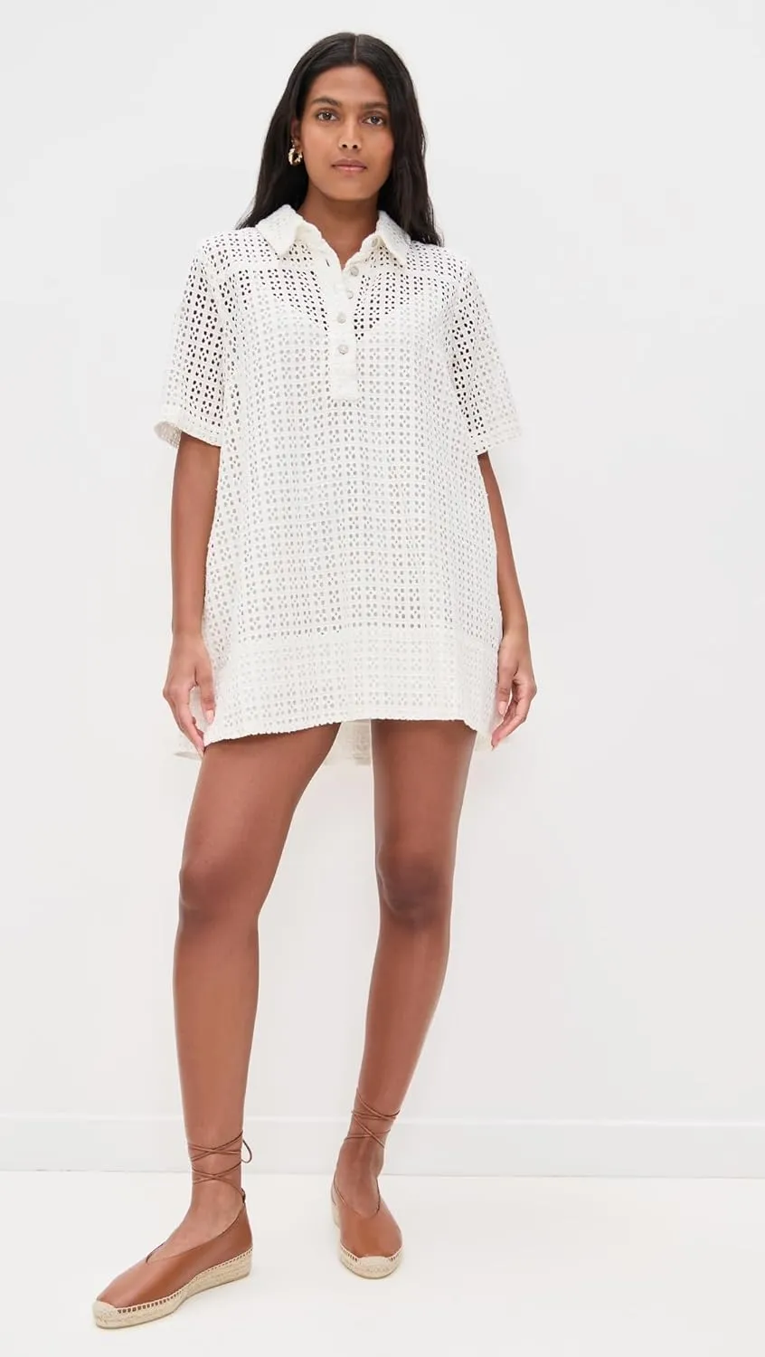 Free People Women's Remino Eyelet Mini Dress