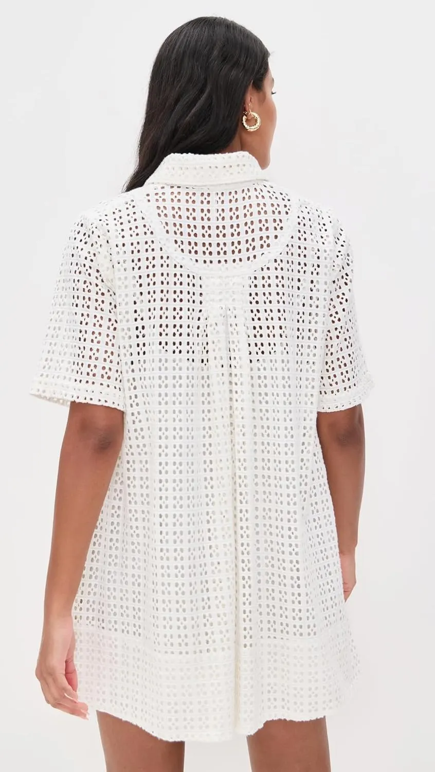 Free People Women's Remino Eyelet Mini Dress