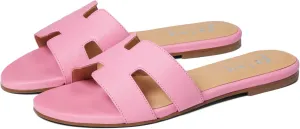 French Sole Alibi Sandal Pink Leather 6.5 M