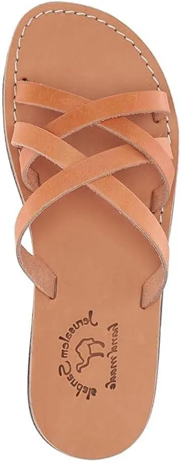 Gad - Leather Criss Cross Strap Sandal - Mens Sandals