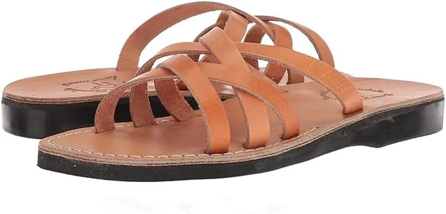 Gad - Leather Criss Cross Strap Sandal - Mens Sandals