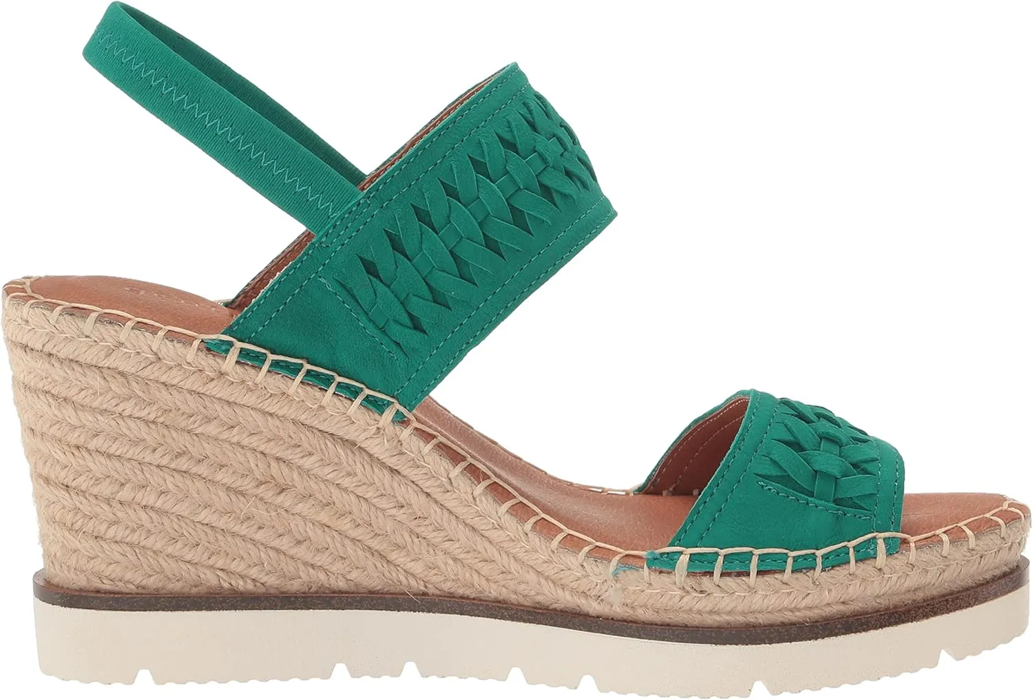 Gentle Souls by Kenneth Cole Women's Elyssa Two-Band Braid Wedge Sandal