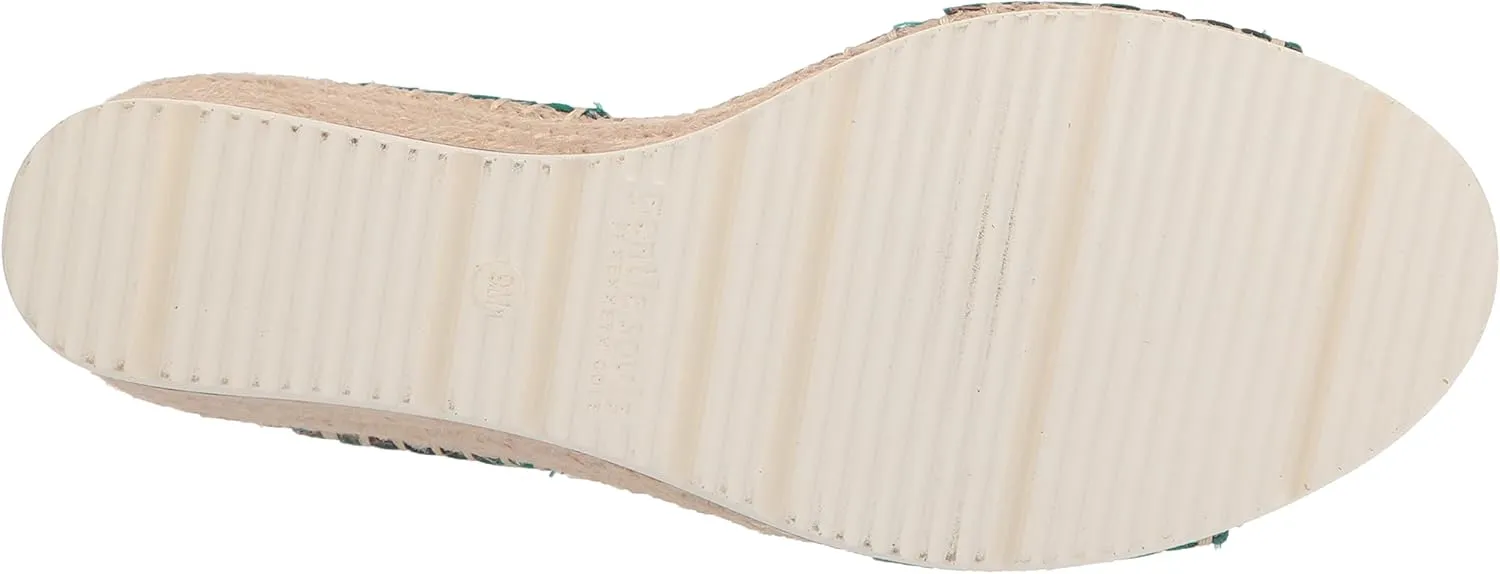 Gentle Souls by Kenneth Cole Women's Elyssa Two-Band Braid Wedge Sandal