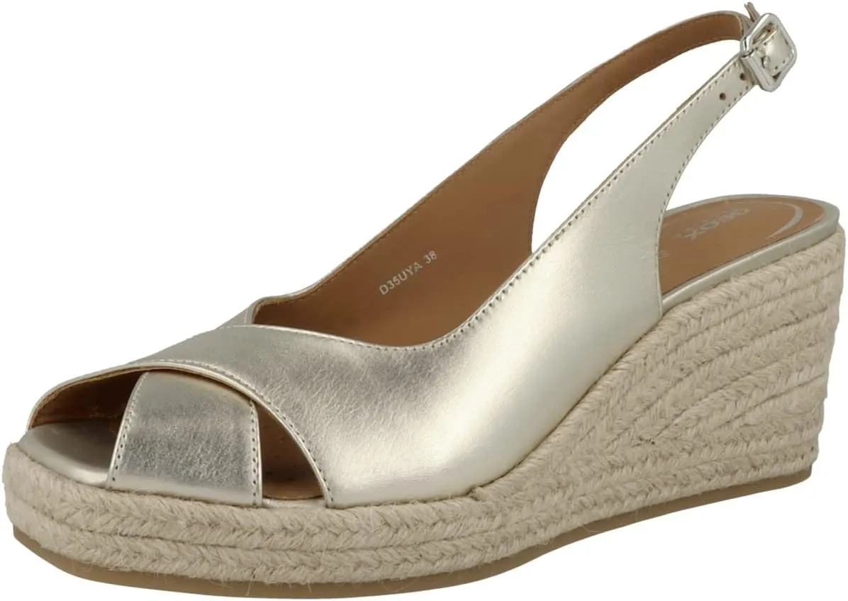 Geox Women's Espadrille Wedge Sandal