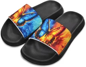 Girls Boys Slide Sandals Kids Summer Comfortable Slippers Slip On for Outdoor Beach Pool Shower Fit Little Big Kids